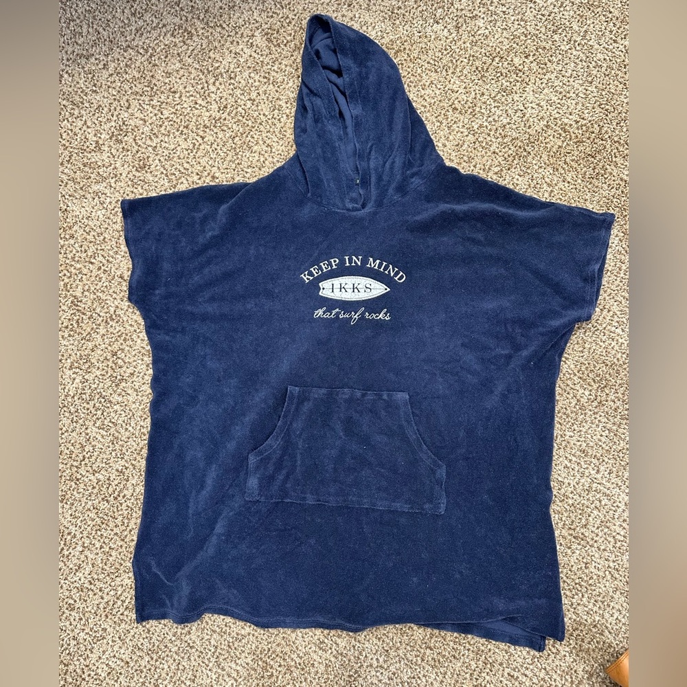 IKKS girl blue coverup size 12